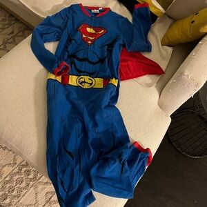Men’s Superman onesie costume pajamas- M